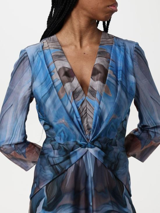 25FW 알베르타 페레티 롱 원피스 04311629 1293 Gnawed Blue - ALBERTA FERRETTI