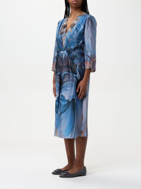 25FW 알베르타 페레티 롱 원피스 04311629 1293 Gnawed Blue - ALBERTA FERRETTI