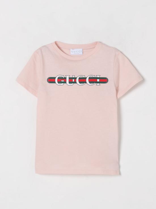 25FW [키즈] 구찌 티셔츠 561651XJGPI 6341 Pink