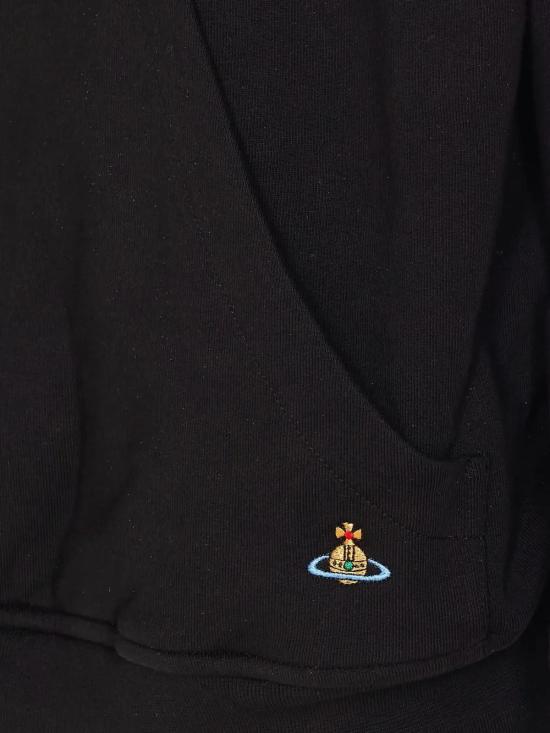  비비안웨스트우드 후드 티셔츠 3I010010J0060 black - VIVIENNE WESTWOOD
