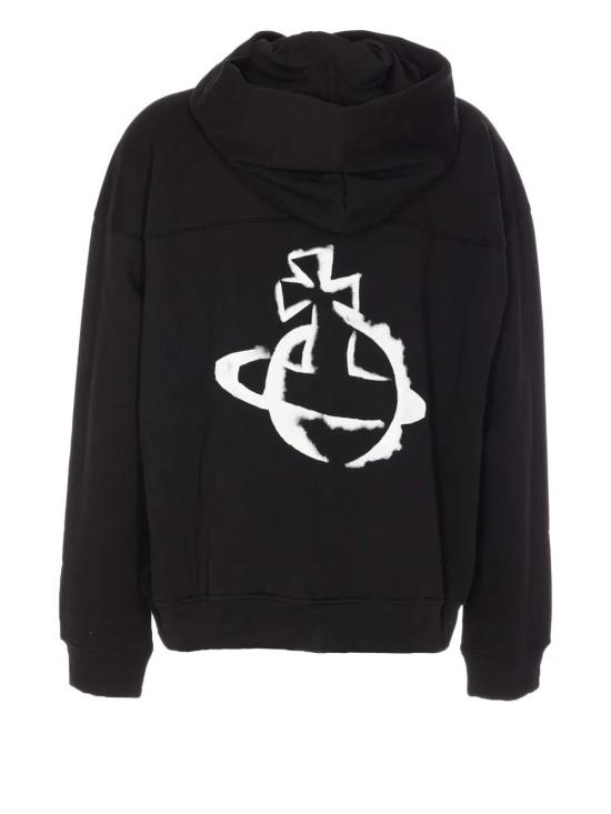  비비안웨스트우드 후드 티셔츠 3I010010J0060 black - VIVIENNE WESTWOOD
