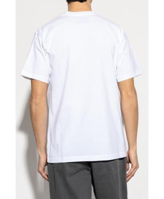 25SS 모스키노 반팔 티셔츠 251ZZ07130241 1001 White - MOSCHINO