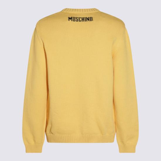 25SS 모스키노 스웨터 251ZZ09150207 0028 Yellow - MOSCHINO