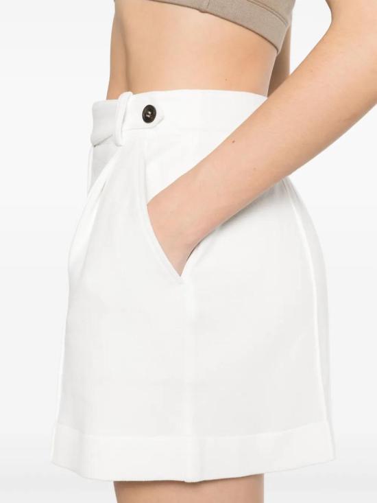  브루넬로 쿠치넬리 숏팬츠 MG927VD159C7220 white - BRUNELLO CUCINELLI