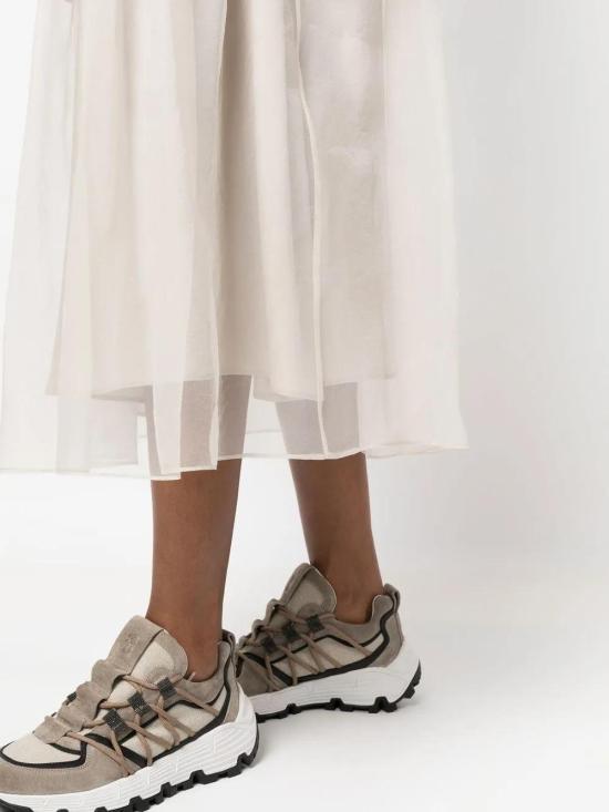  브루넬로 쿠치넬리 미디 스커트 MF940G3375C8539 - BRUNELLO CUCINELLI