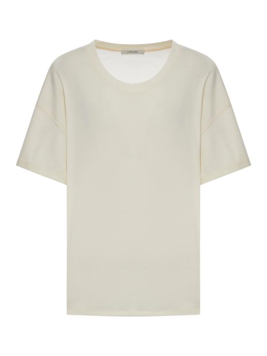 25SS 르메르 반팔 티셔츠 TO1146LJ1016WH048 LIGHT CREAM Nude Neutrals