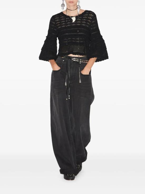 25SS 이자벨마랑에뚜왈 스웨터 PU0661FAC1L15E 01BK BLACK - ISABEL MARANT ETOILE