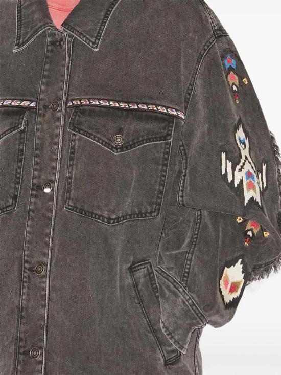 25SS 이자벨마랑에뚜왈 자켓 VE0430FAC1H02E 02DG DARKGREY - ISABEL MARANT ETOILE