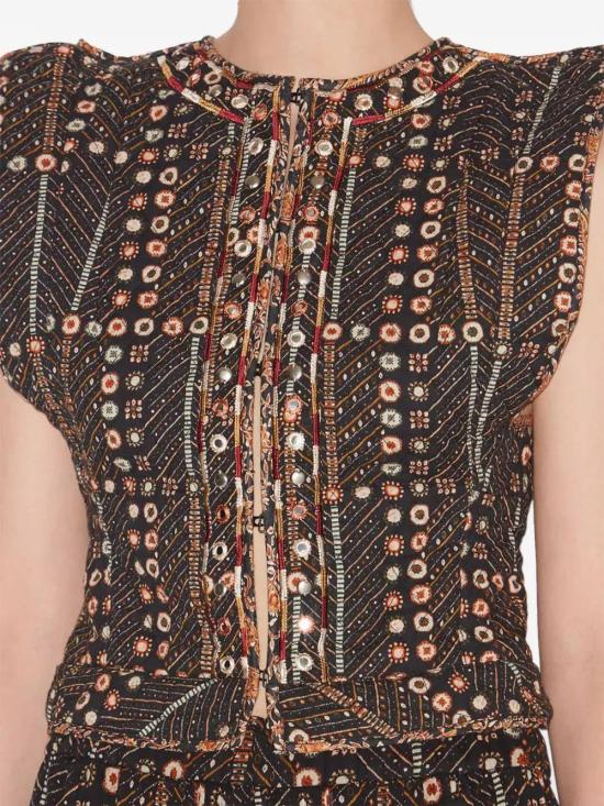 25SS 이자벨마랑에뚜왈 베스트 GI0050FAC1J03E 02FK FADEDBLACK - ISABEL MARANT ETOILE