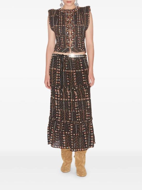 25SS 이자벨마랑에뚜왈 베스트 GI0050FAC1J03E 02FK FADEDBLACK - ISABEL MARANT ETOILE