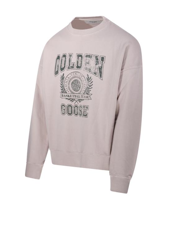 25SS 골든구스 긴팔 티셔츠 GUP02175 P001864 25758 SHADOW GREY HUNTER GREEN - GOLDEN GOOSE