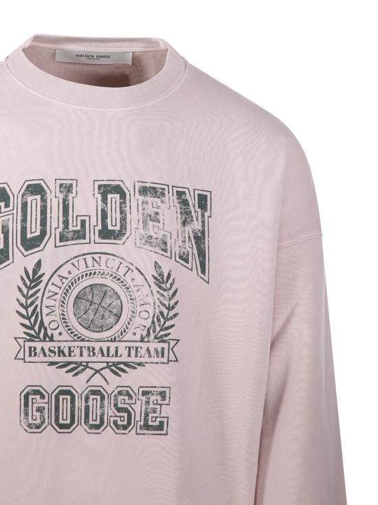 25SS 골든구스 긴팔 티셔츠 GUP02175 P001864 25758 SHADOW GREY HUNTER GREEN - GOLDEN GOOSE