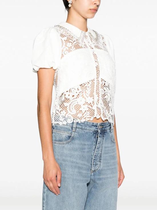  셀프 포트레이트 블라우스 AW23099TW - SELF PORTRAIT