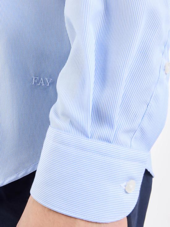 25SS 페이 긴팔 셔츠 NCMA1502670QSQ 017D CELESTE - FAY