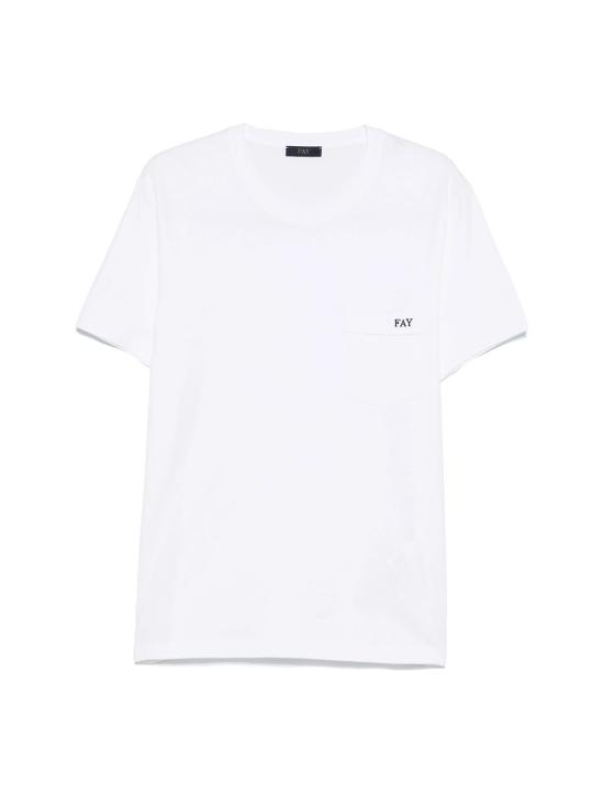 25SS 페이 반팔 티셔츠 NPMB3501280UCX B001 BIANCO