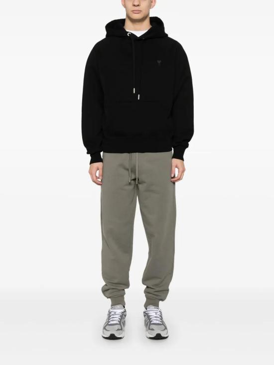  아미 후드 티셔츠 USW274747 black - AMI