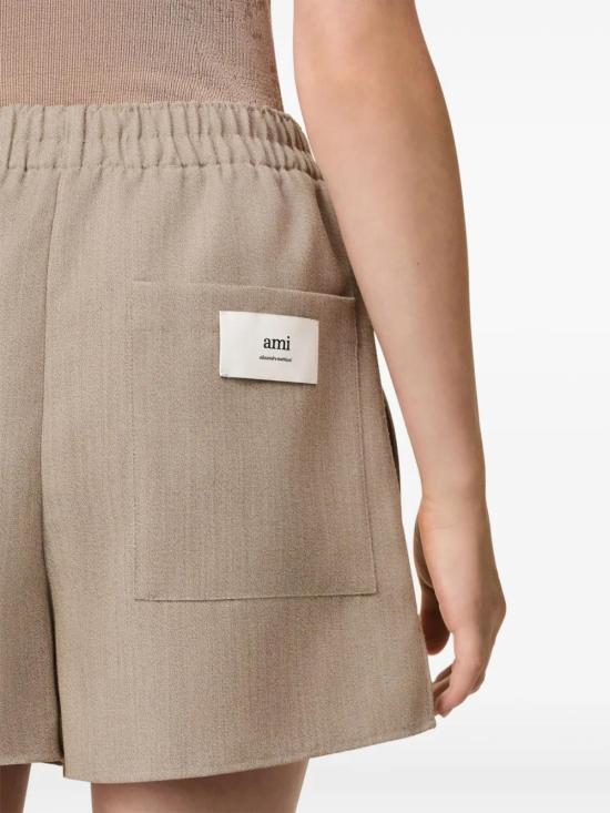  아미 숏팬츠 E25USO117WV0065 brown - AMI