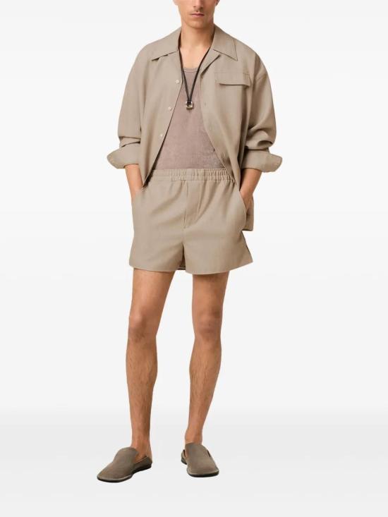  아미 숏팬츠 E25USO117WV0065 brown - AMI