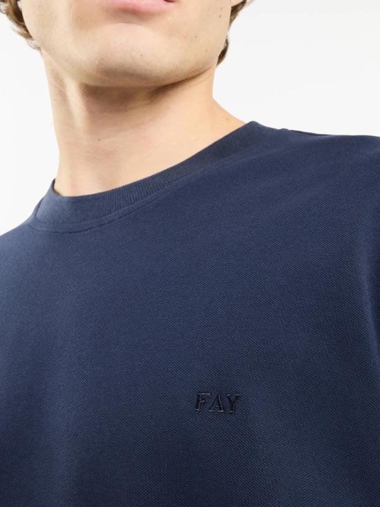 25SS 페이 반팔 티셔츠 NPMB350136STDW U806 BLU - FAY