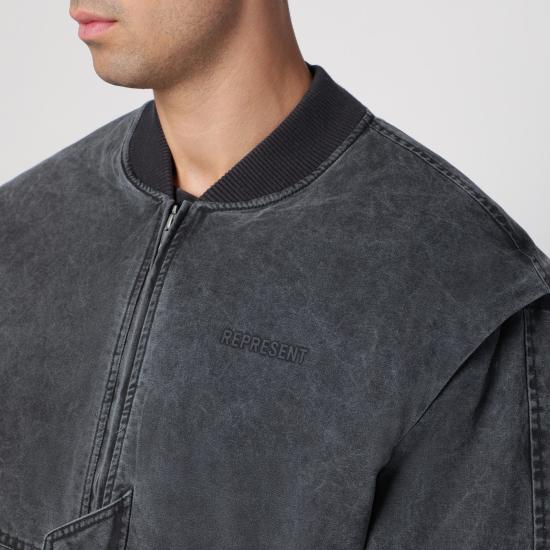  리프레젠트 봄버 자켓 MLM1034CO Black - REPRESENT