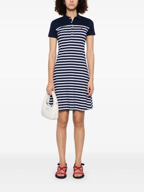  폴로 랄프로렌 숏 원피스 211959122001 navy - POLO RALPH LAUREN