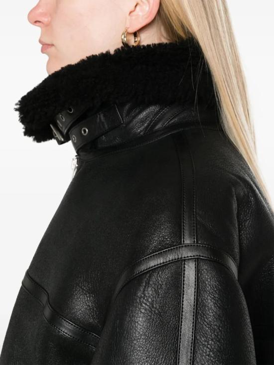  생로랑 가죽 자켓 800896YCOW2 - SAINT LAURENT