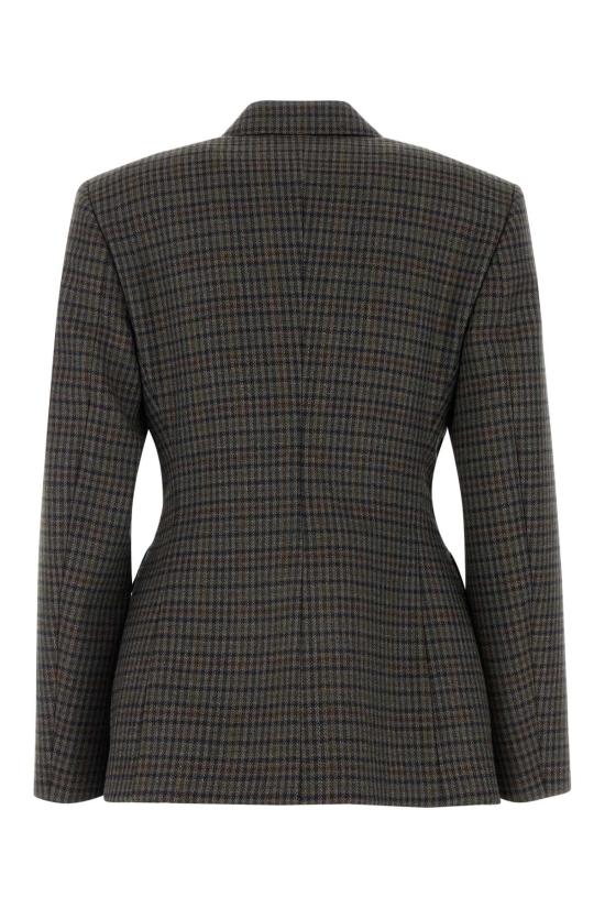 24FW 발렌시아가 수트 자켓 809153TRT25 2864 Checked - BALENCIAGA