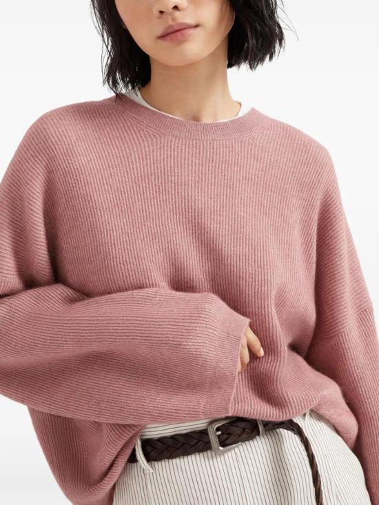  브루넬로 쿠치넬리 스웨터 MER258000C2926 pink - BRUNELLO CUCINELLI