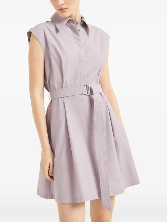  브루넬로 쿠치넬리 미디 원피스 ML140A5348C9101 lilac - BRUNELLO CUCINELLI