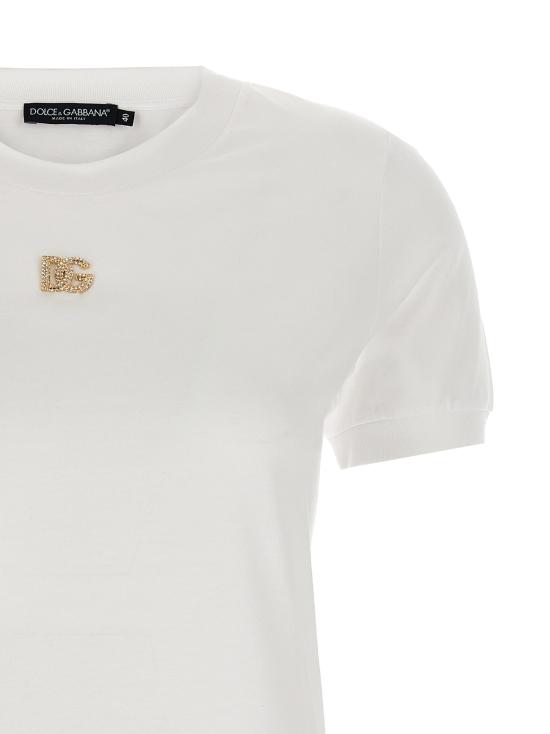 25FW 돌체앤가바나 반팔 티셔츠 F8N08ZGDCWQW0800 White - DOLCE & GABBANA