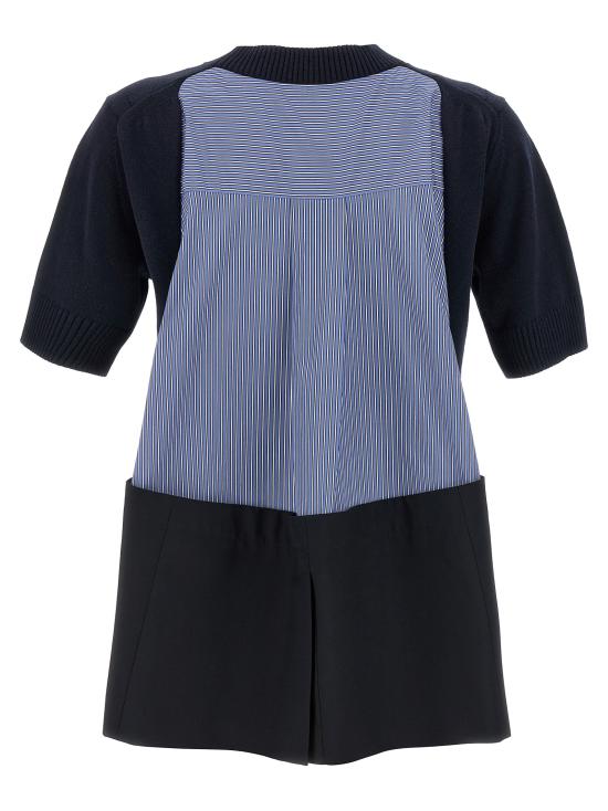 25SS 사카이 블라우스 2507849239 Blue - SACAI