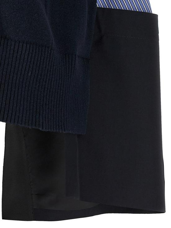 25SS 사카이 블라우스 2507849239 Blue - SACAI