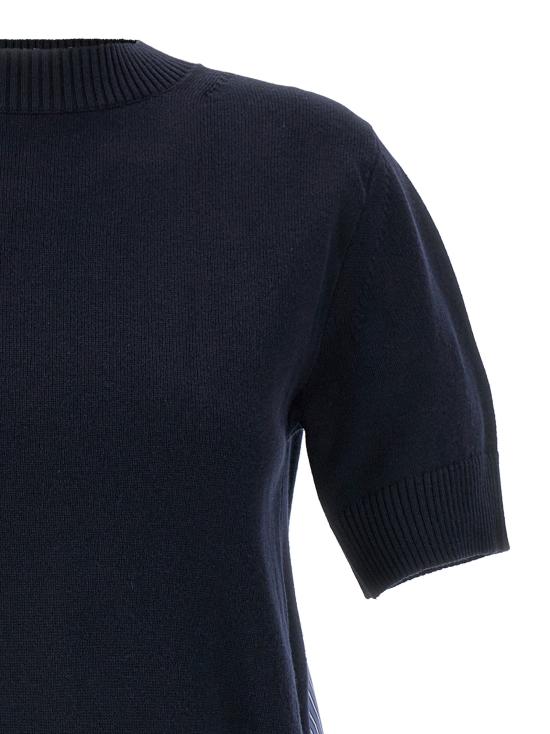 25SS 사카이 블라우스 2507849239 Blue - SACAI