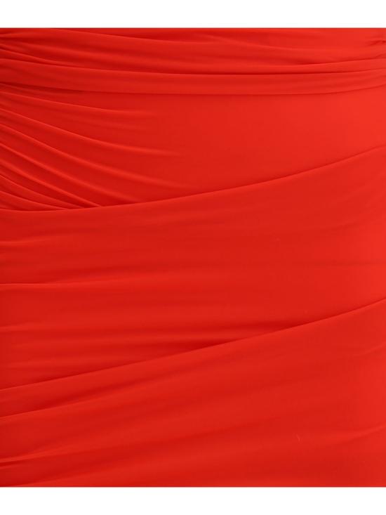 25SS 발렌시아가 숏 원피스 814343 TRV97 6400 RED - BALENCIAGA