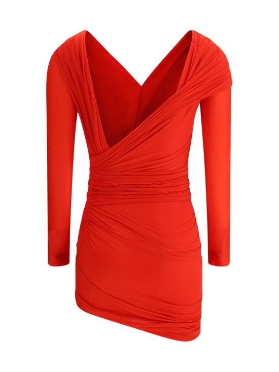 25SS 발렌시아가 숏 원피스 814343 TRV97 6400 RED - BALENCIAGA