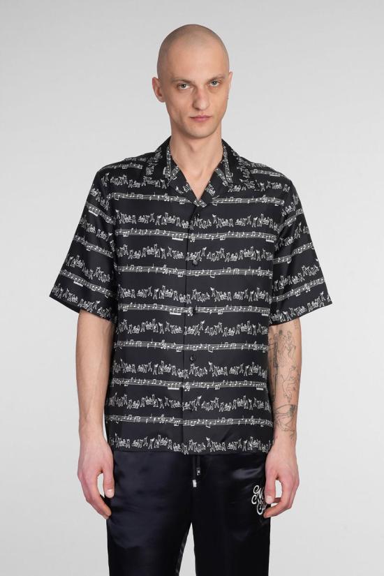 25SS 아미리 반팔 셔츠 414957 AMSTCA1106 Black