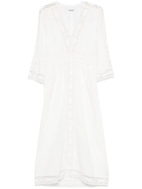 25SS 이자벨마랑에뚜왈 미디 원피스 92698 RO0657FAC1J14E 91314 WHITE