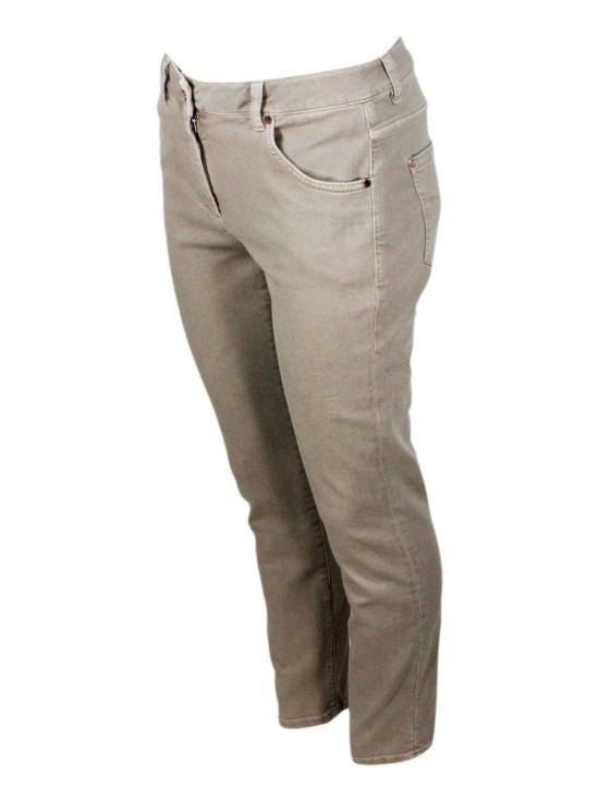 25SS 브루넬로 쿠치넬리 숏팬츠 MH137P5679C9504 BEIGE FREDDO - BRUNELLO CUCINELLI