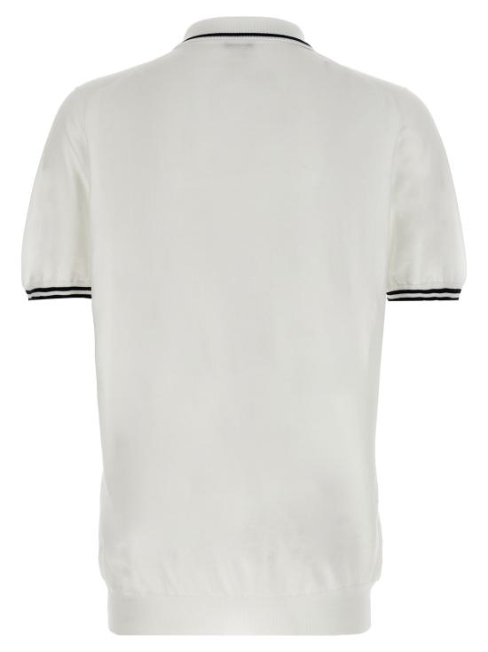 26SS 키톤 폴로 티셔츠 UMK0458V110A001 White - KITON
