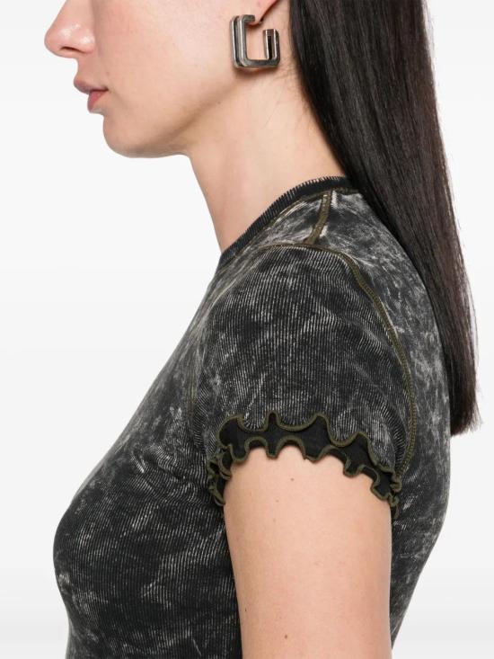  디젤 반팔 티셔츠 A166570JQAT black - DIESEL