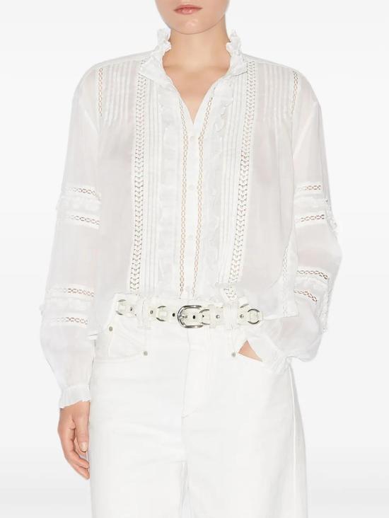 25SS 이자벨마랑에뚜왈 블라우스 CH0201FAC1J15E 20WH WHITE - ISABEL MARANT ETOILE