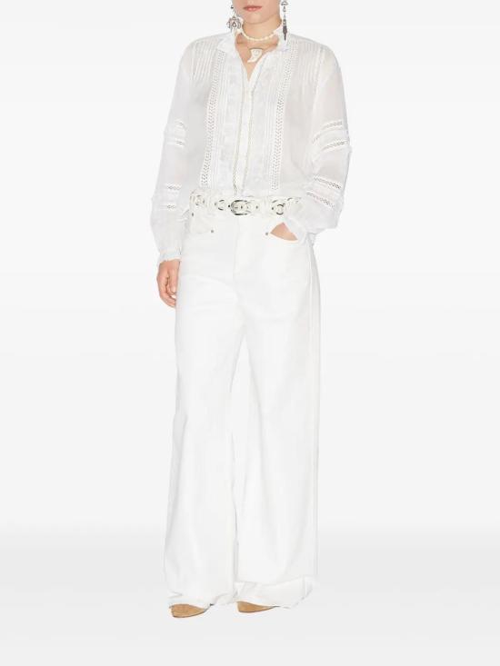 25SS 이자벨마랑에뚜왈 블라우스 CH0201FAC1J15E 20WH WHITE - ISABEL MARANT ETOILE