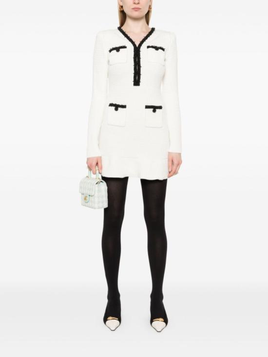 25SS 셀프 포트레이트 숏 원피스 RS25087SWHITE DOM - SELF PORTRAIT