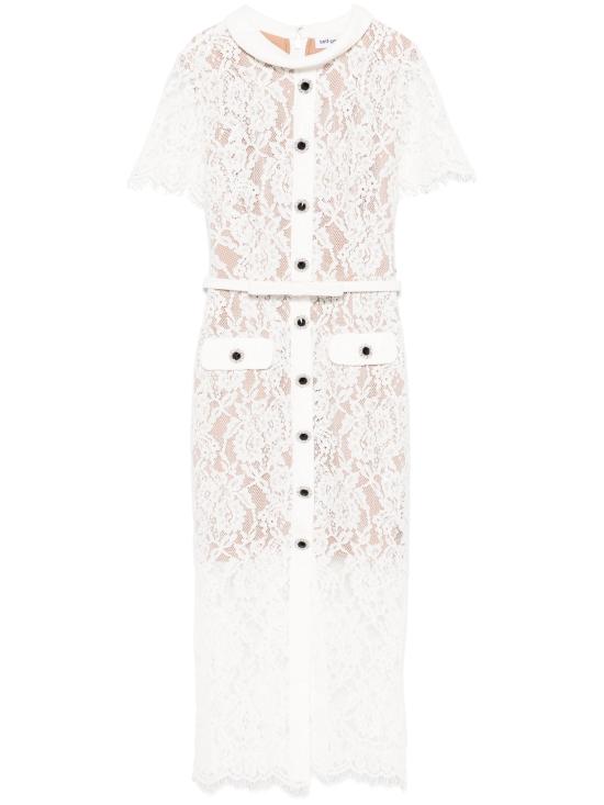 25SS 셀프 포트레이트 롱 원피스 RS25013MAWHITE DOM - SELF PORTRAIT