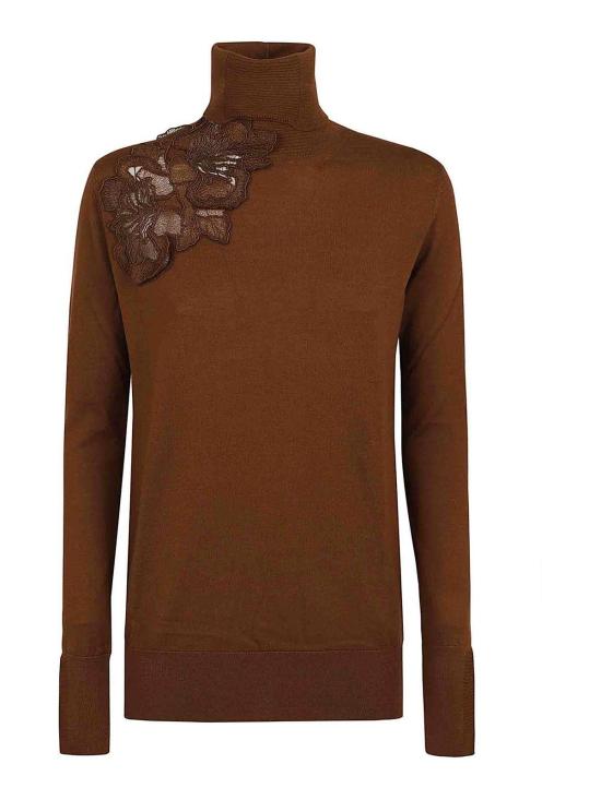  에르마노 설비노 터틀넥 D455M308APATL81031 Brown