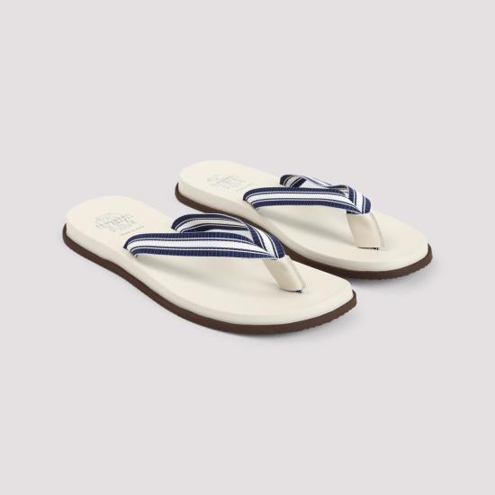 25SS 브루넬로 쿠치넬리 드레스 슈즈 MZUNAVH328 38 WHITE - BRUNELLO CUCINELLI