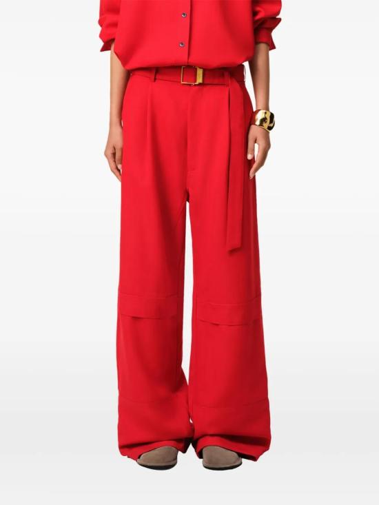  아미 스트레이트 팬츠 E25FTR307WV0068 red - AMI