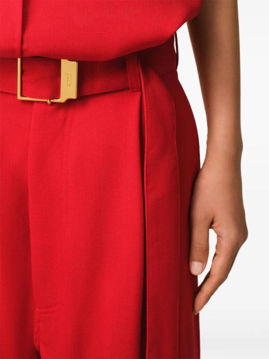  아미 스트레이트 팬츠 E25FTR307WV0068 red - AMI