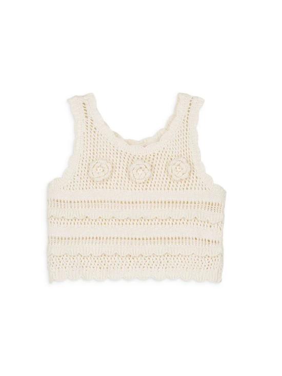 25SS [키즈] 루이스미샤 탑 GRC S25 T0172 CREAM