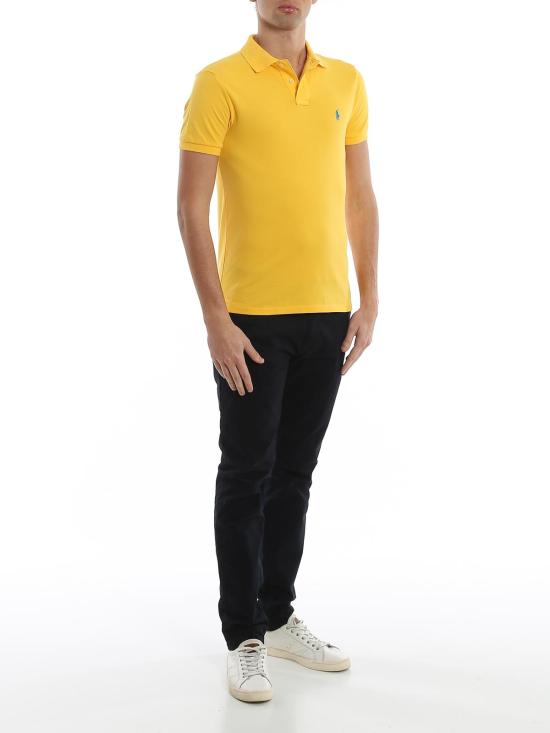 24FW 폴로 랄프로렌 폴로 티셔츠 710795080022 Yellow - POLO RALPH LAUREN